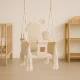 Interiérová hojdačka pre deti Bear Swing Aesthetic – MeowBaby AHBSB01