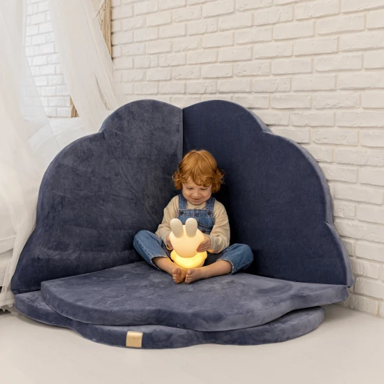 Penová hracia podložka obláčik pre deti 160×160 cm Velvet – MeowBaby MATA018