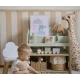 Montessori knižnica v tvare domčeka z MDF – MeowBaby MWORK048