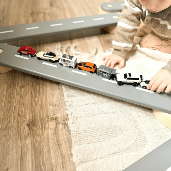 Drevená Montessori senzorická cesta 5 dielov Drevená Montessori senzorická cesta 5 dielov – MeowBaby SSEN501