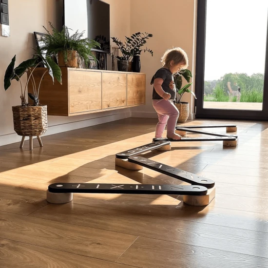 Drevená Montessori senzorická cesta 5 dielov Drevená Montessori senzorická cesta 5 dielov – MeowBaby SSEN501