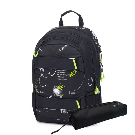 Študentský batoh s puzdrom OXY Sport Graffiti – Oxybag 1-49125E