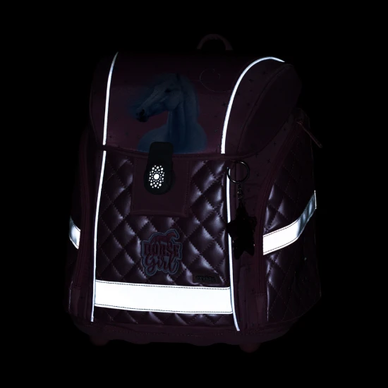 Školská taška PREMIUM LIGHT Kôň romantic – Oxybag 3-39926