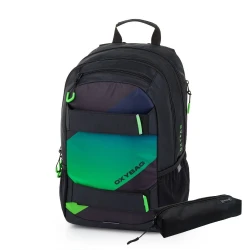 Študentský batoh s puzdrom OXY Sport Ombre boy