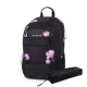 Študentský batoh s puzdrom OXY Sport Flowers Pink – Oxybag 8-39726E