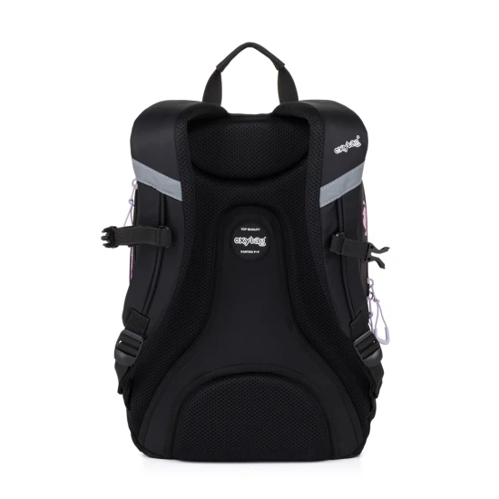 Študentský batoh s puzdrom OXY Sport Flowers Pink – Oxybag 8-39726E