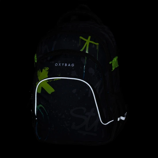 Študentský batoh OXY SCOOLER Graffiti Blue – Oxybag 8-46226