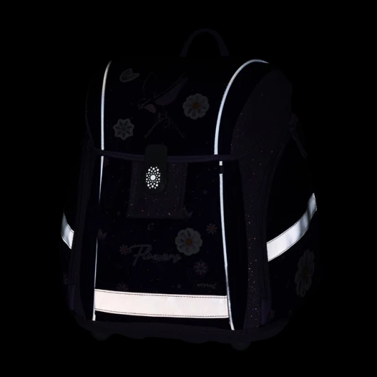 Školská taška PREMIUM LIGHT Flowers – Oxybag 8-93326