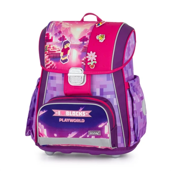 Školská taška PREMIUM Playworld Girl – Oxybag 8-93426