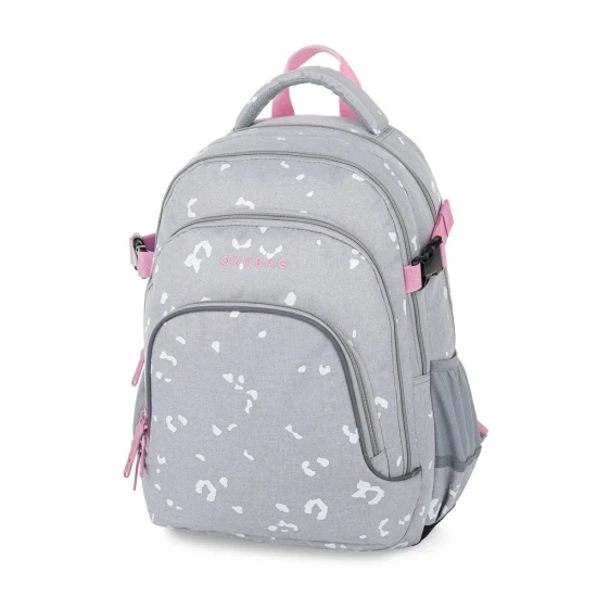 Študentský batoh OXY SCOOLER Grey geometric – Oxybag 9-13626
