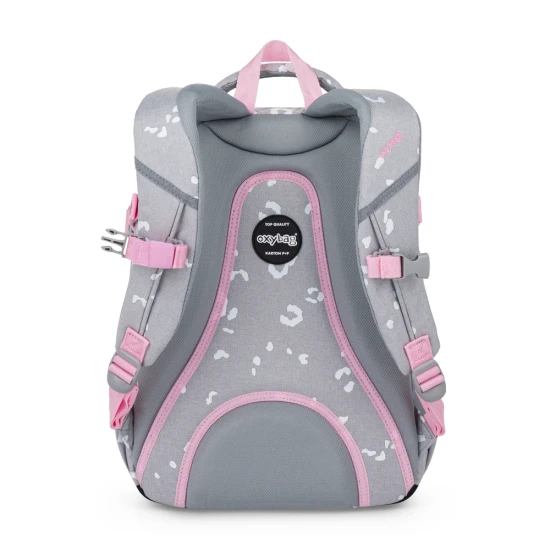 Študentský batoh OXY SCOOLER Grey geometric – Oxybag 9-13626