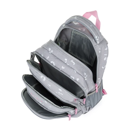Študentský batoh OXY SCOOLER Grey geometric – Oxybag 9-13626