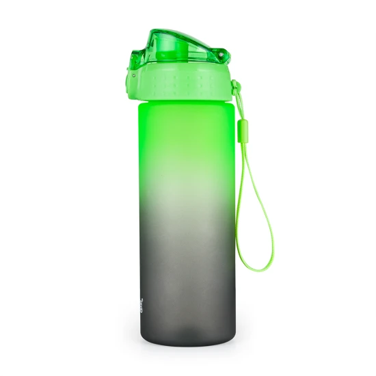 Fľaša OXY CLiCK 600 ml Ombre Black-green – Oxybag 9-19224