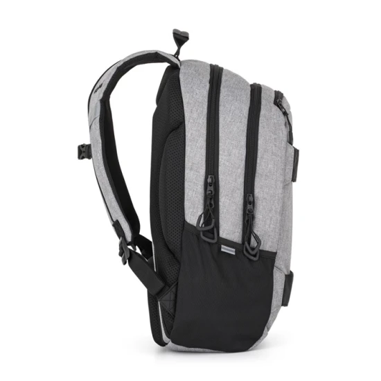 Študentský batoh s puzdrom OXY Sport Grey Melange – Oxybag 9-23226E
