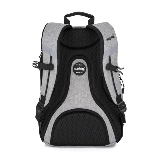Študentský batoh s puzdrom OXY Sport Grey Melange – Oxybag 9-23226E