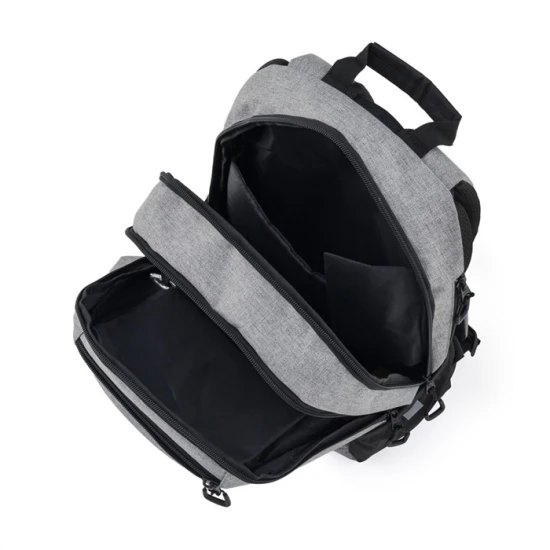 Študentský batoh s puzdrom OXY Sport Grey Melange – Oxybag 9-23226E