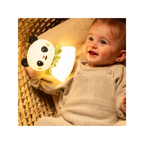 Nočné svetlo Panda – jemné svetlo pre pokojný spánok