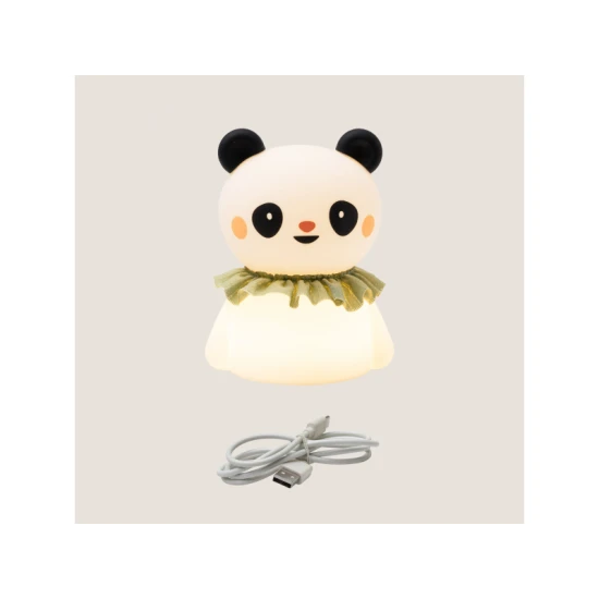 Nočné svetlo Panda – jemné svetlo pre pokojný spánok