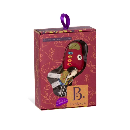 B.toys Kľúčiky k autu červené BX1204ZBT