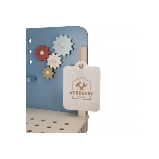 Pracovný stôl s náradím Modrý