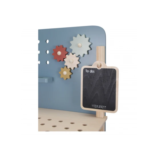 Pracovný stôl s náradím Modrý