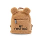 Batoh My First Bag Hnedý Plyšový