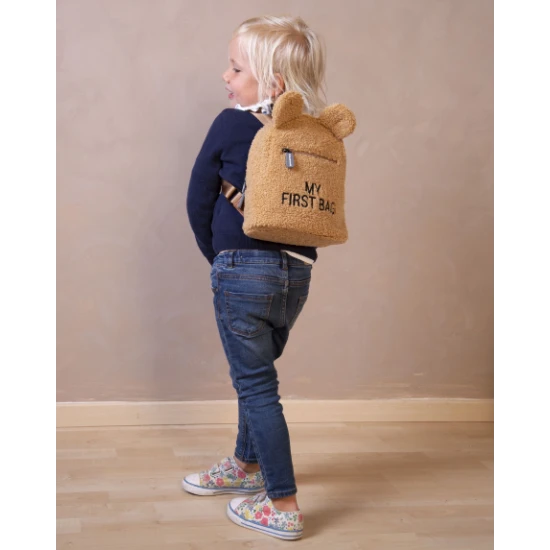 Batoh My First Bag Hnedý Plyšový