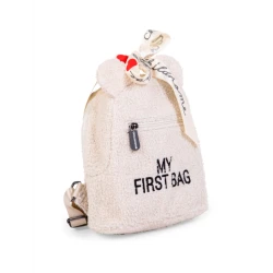 Batoh My First Bag Biely Plyšový Batoh My First Bag Biely Plyšový