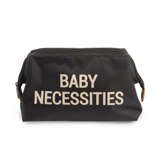 Childhome Toaletná taška Baby Necessities Čierna CWNESBLGO