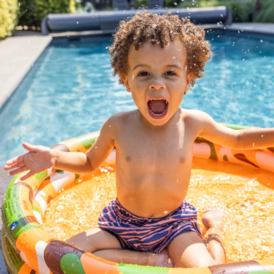 Dětské chlapčenské plavecké šortky s UPF 50+ Zebra Swim Essentials