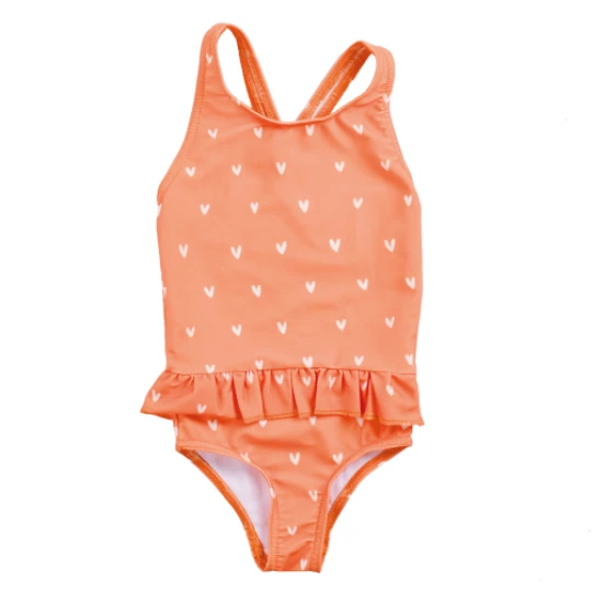 Dievčenské detské plavky UPF 50+ Srdiečka od Swim Essentials