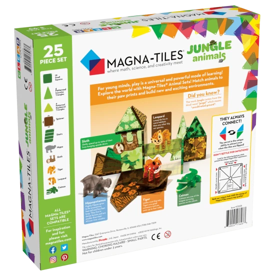 Originálna magnetická stavebnica Magna-Tiles® Jungle.